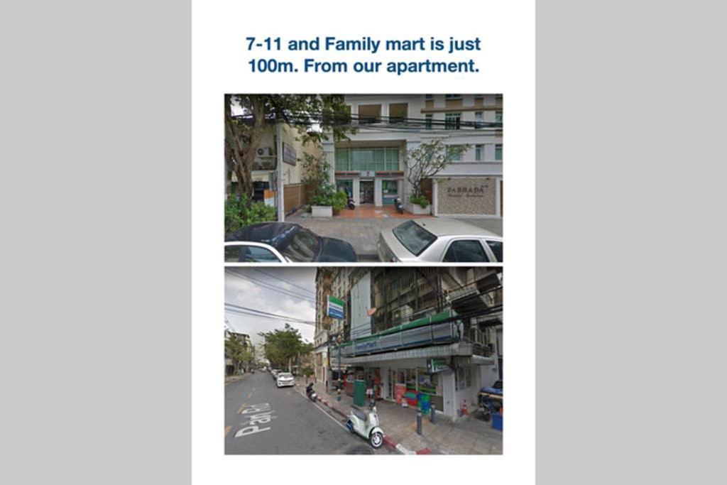 P1 Silom Pan Large Room Full Kitchen Wifi 4-6Pax Bangkok Exterior foto